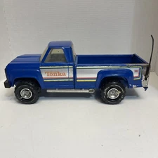 Tonka Pick Up Truck Blue Removable Wheels W/Hard to Find Side Exhaust Pipes! 148