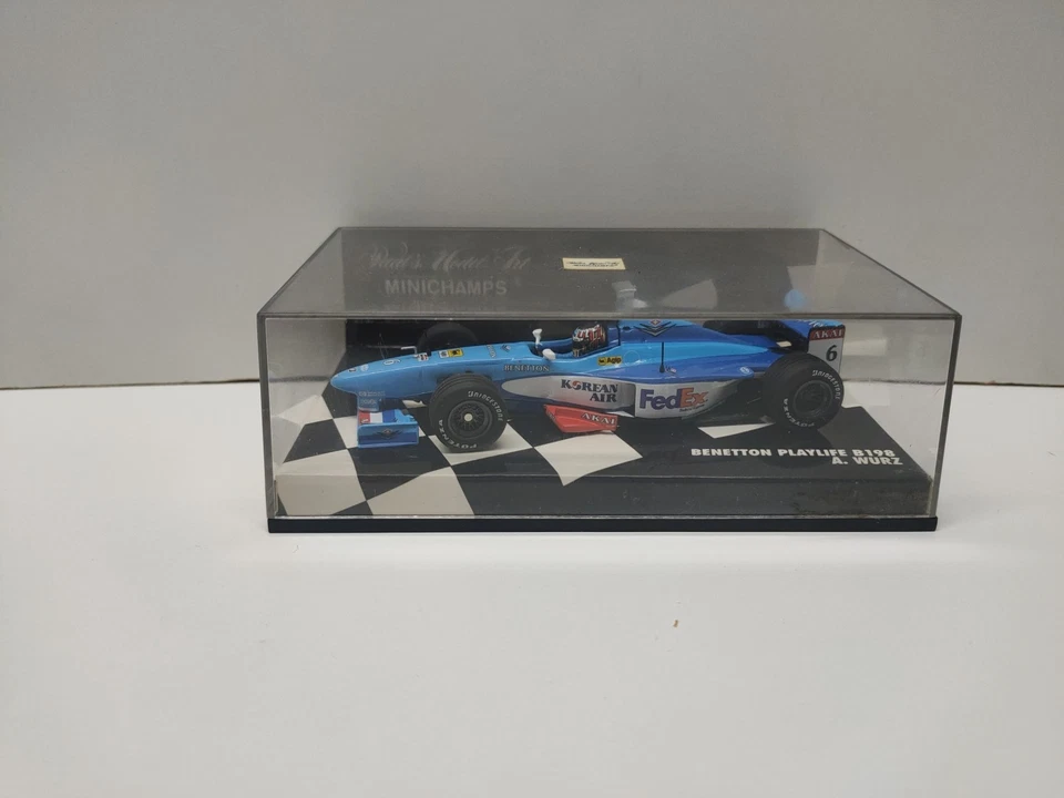 Benetton B198 A.Wurz 1998 1/43 Minichamps F1 - Photo 2/4