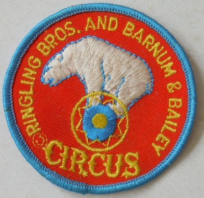 Vintage Ringling Brothers & Barnum & Bailey Circus Cloth Patch P7752