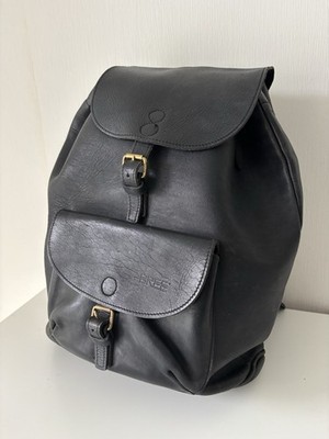BREE Rucksack Schwarz Leder robustes Dickleder TOP Qualität Backpack