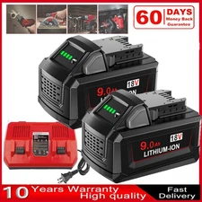 9ah For Milwaukee For M18 Lithium 48-11-1840 Extended Capacity Battery/Charger