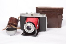 Agfa Isolette II w/ Solinar 75mm f/3.5 Lens and New Red Bellows
