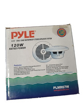 PYLE - 6-1/2'' Dual Cone Waterproof Stereo Speaker System Model PLMR67W