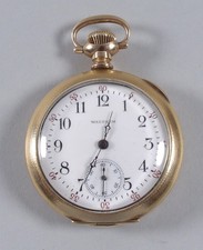 Waltham LADY WALTHAM Gold Filled Open Faced Pocket Watch 17185362 Monogrammed