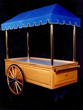 Vintage Food/Snack Service Cart Custom Made Orignal Photo / Snapshot
