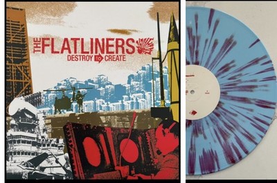The Flatliners ''Destroy To Create'' Baby Blue With Red Splatter Vinyl of 300