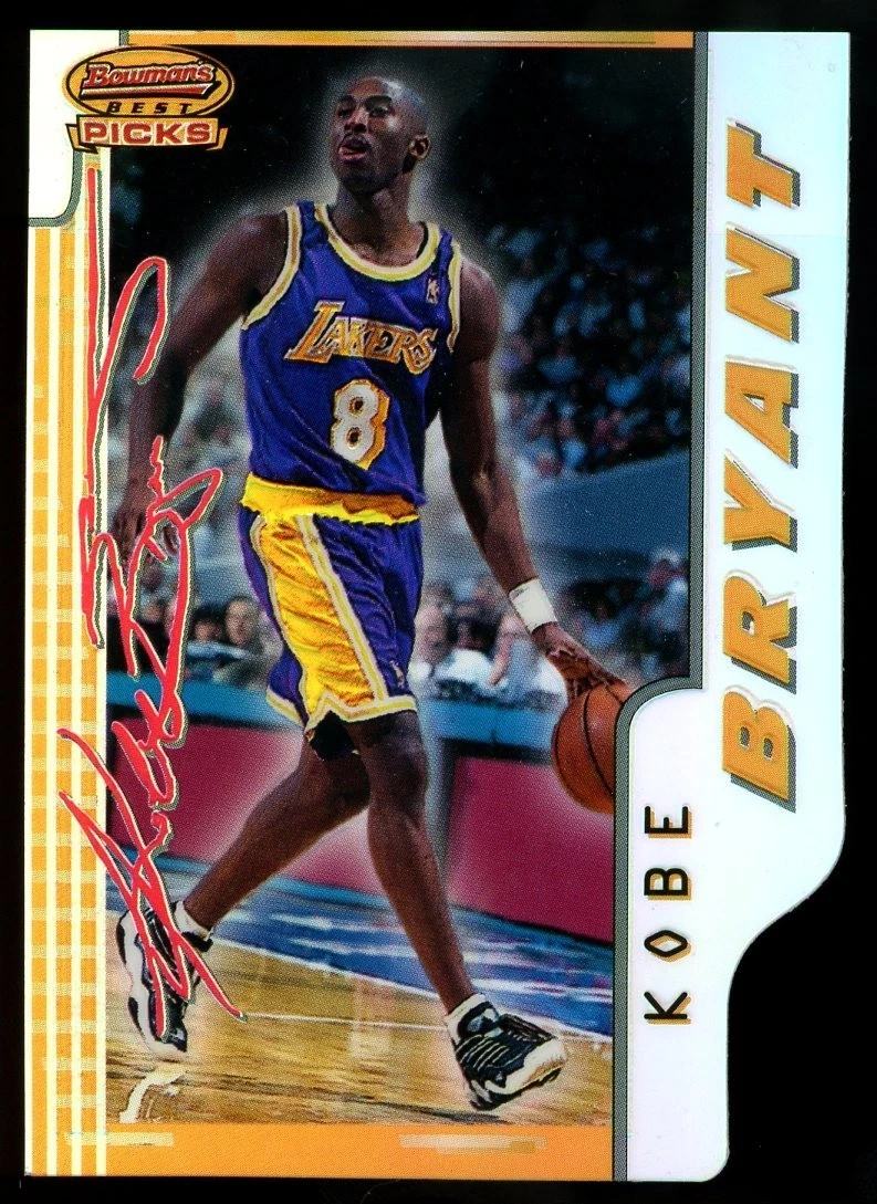 Bowman Kobe Bryant Basketball Rookie Sports Trading Cards