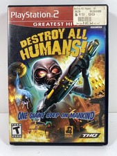 Destroy All Humans Greatest Hits Sony PlayStation 2, PS2 authentic, tested