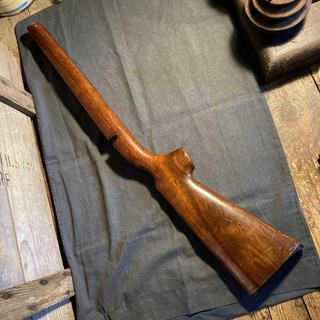 BSA supersport five .22 bolt action rifle Gun Stock. Possible Lampstand