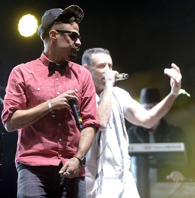 Robbie Gallo and Matt Burke of Vokab Kompany at the Snowglobe Mus - Old Photo 1