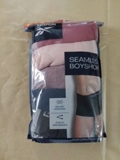 Reebok women's seamless boyshort style in a 5 pack, NEW, size 2xl 18 see pics