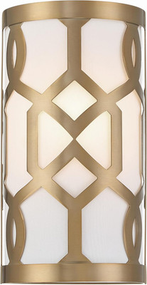 Libby Langdon Aged Brass 1-Light Sconce by Jennings