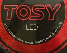 TOSY Ultimate Disc LED 36 Super Bright Rechargeable Flying Disc Frisbee