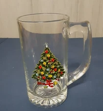 Vintage Carlton Sabin Christmas Beer Mug 1980's 