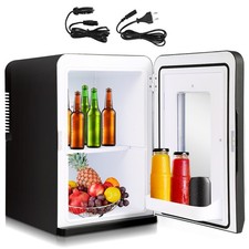 15L Mini Kühlschrank AC DC Minibar Kühlbox Auto 12V 240V Büro 2in1 Hotel Camping