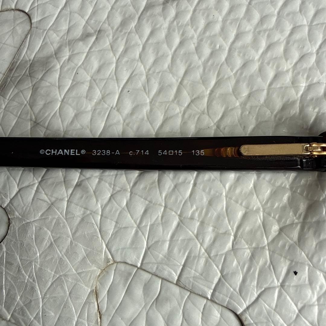 CHANEL Square Rectangular Frame Brown Tortoise 32… - image 7