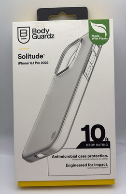 BodyGuardz Solitude Cover für Apple iPhone 14 Pro Pureguard Transparent