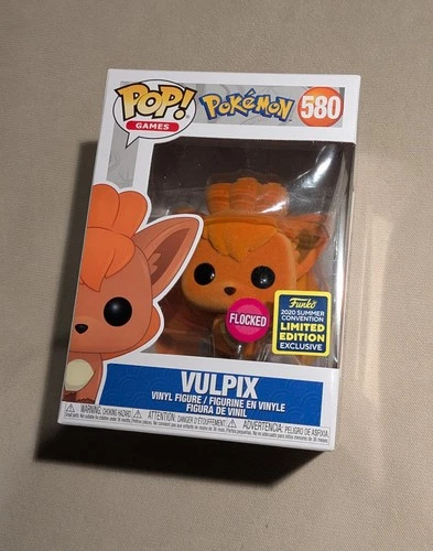 Funko Pop! Pokemon: Vulpix #580 Flocked Figure Limited Edition 2020 Exclusive