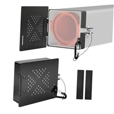 RV Bumper End Caps Aluminum – 2 Pack, Fits Standard 4" Square Camper Bumpers, 