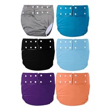 Couche adulte lavable réutilisable sans fuite contre l'incontinence