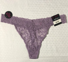 No Boundaries Thong Underwear Size XXXL 21 Purple Lace New with Tags