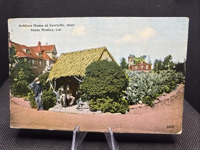 POSTCARD: Soldiers Home At Sawtelle Near Santa Monica Ca. T18