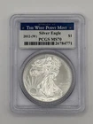2012-W American Silver Eagle PCGS MS70