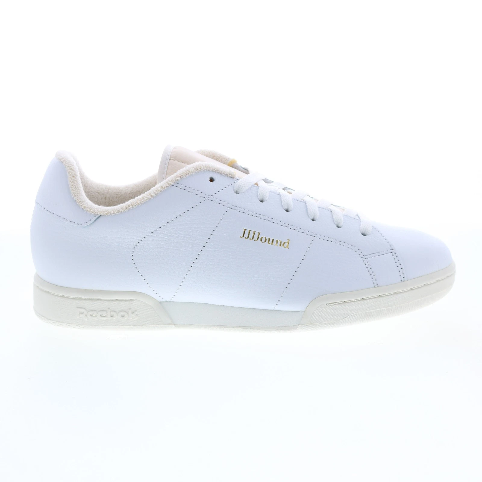 Reebok NPC II x JJJJound Mens White Leather Lifestyle Sneakers Shoes