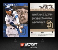 2020 Topps Fernando Tatis Jr. Highlights Blue Parallel #FTH-10 San Diego Padres