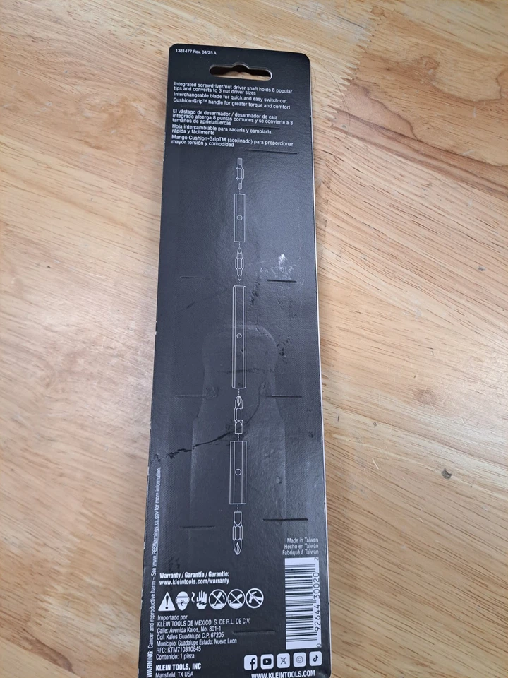 Klein Tools,Blackout Series, Limited Edition, 11 In 1, Screwdriver/ Nut Driver - Image 2 of 2