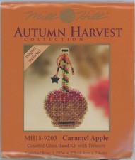 Mill Hill Autumn Harvest Caramel Apple MH18-9203 Stitch  Beading KIT Halloween