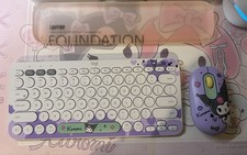 Logitech Kuromi keyboard & mouse Set K380 Pop...