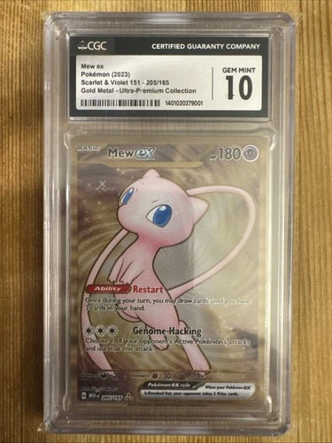 CGC 10 - Mew ex 205/165 METAL Promo - Pokemon 151 Ultra Premium Collection UPC