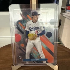 2025 Topps Finest - Common Roki Sasaki #40 (RC) Los Angeles Dodgers