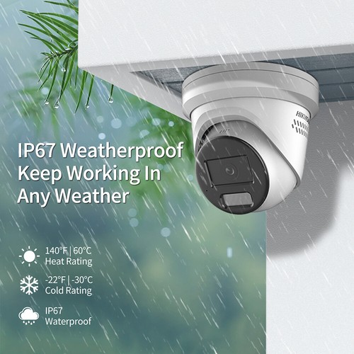 Cámara IP Hikvision 8MP ColorVu 3.0 luz híbrida doble micrófono DS-2CD2387G3-LI2UY - Imagen 19 de 23