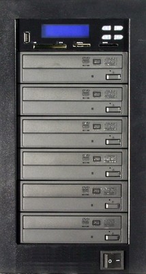 MediaStor #a52 MultiMedia 1-5 Copy USB CF SD MS Flash Memory to 5 DVD Duplicator