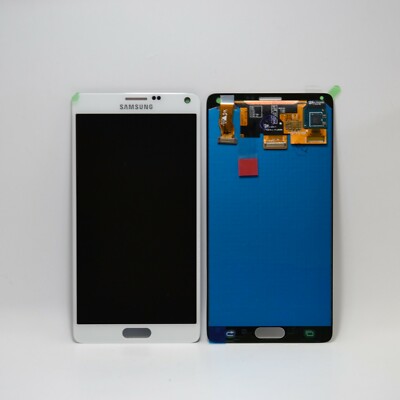 Samsung Galaxy Note 4 N910 F Lcd Touchscreen Display Full Original Weiß