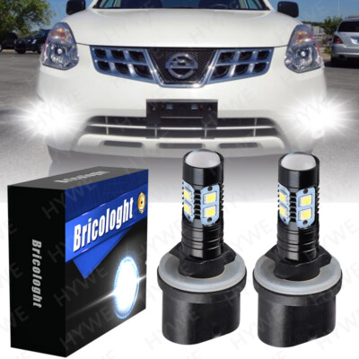 880 889 Bright LED Headlight Conversion Kit Fog Light 6500K Lamp Power Bulbs 2PC