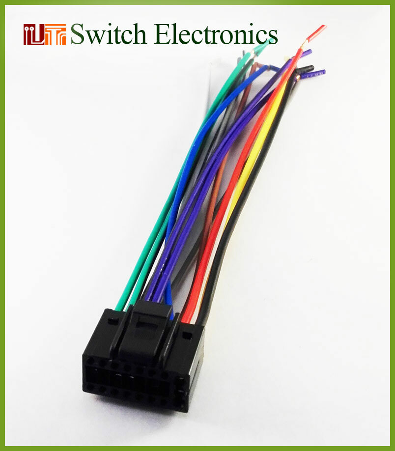 16 Pin Auto Stereo Wiring Harness Plug For Jensen UV9 Aftermarket Radio