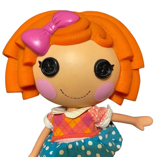 Sunny Side Up Lalaloopsy bambola full size 12" capelli arancioni rosa fiocco giocattolo 2009 - Foto 3 di 8