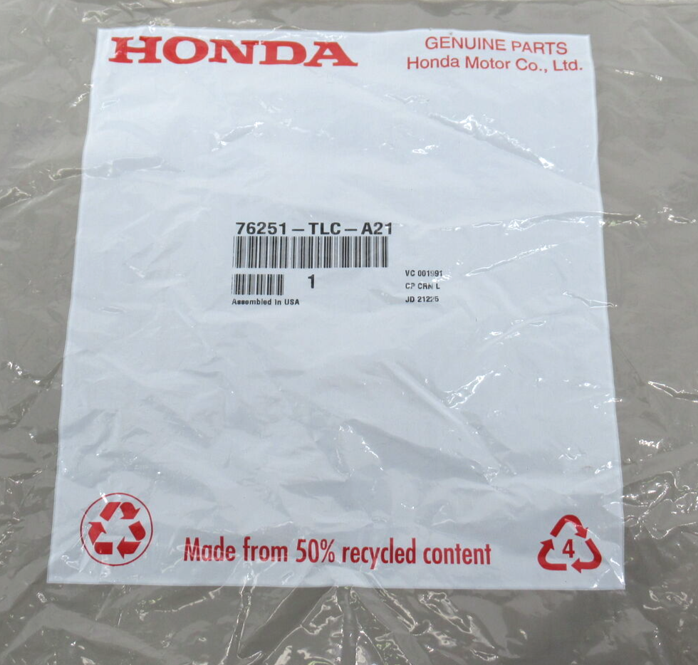 Genuine OEM Honda 76251-TLC-A21 Driver Left Side Mirror Skull Cap