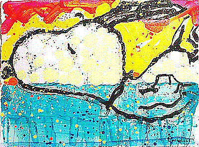Tom Everhart Bora Bora Boogie Oogie Hand Signed Limited Ed. Snoopy Peanuts - Picture 1 of 1
