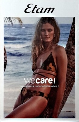 Étam Lingerie (Plage#2) Affiche Publicitaire Roulée Format 120x175