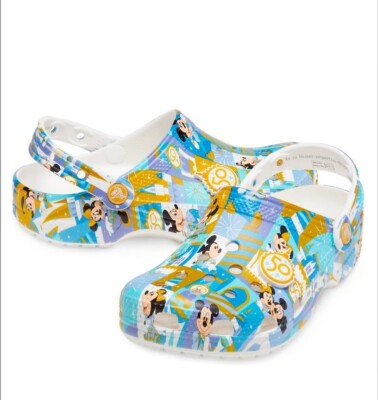 Walt Disney World 50th Anniversary Clog By Crocs Size M5/W7 Mickey