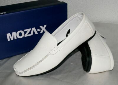 MOZA-X B204070 Ultra Slipper Schuhe SLIP-ON Moderne Elegante Sneaker 40 42 Weiß