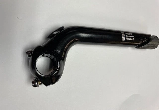 Promax Alloy High Rise Quill stem 1 1/8" 50mm x 40 degree Rise 25.4 Clamp US1   - Image 3 of 4