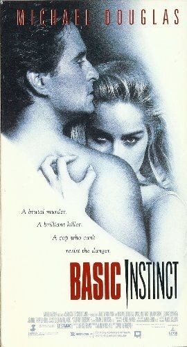 Basic Instinct VHS 1992 Michael Douglas Sharon Stone Thriller Drama Rated R - Picture 4 of 4