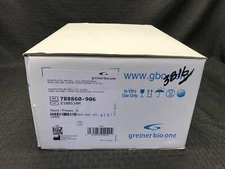 (80) GREINER 384-Well Clear Cycloolefin Storage Microplate LoBase Flat Bottom