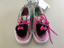 NWT Disney Store Minnie Mouse Sneakers Shoes 9 Girls