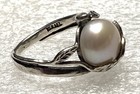 NWOT OR PAZ STERLING SILVER 925 WHITE PEARL LEAVES OVERLAY RING SZ 11 ISRAEL PZ — photo 5